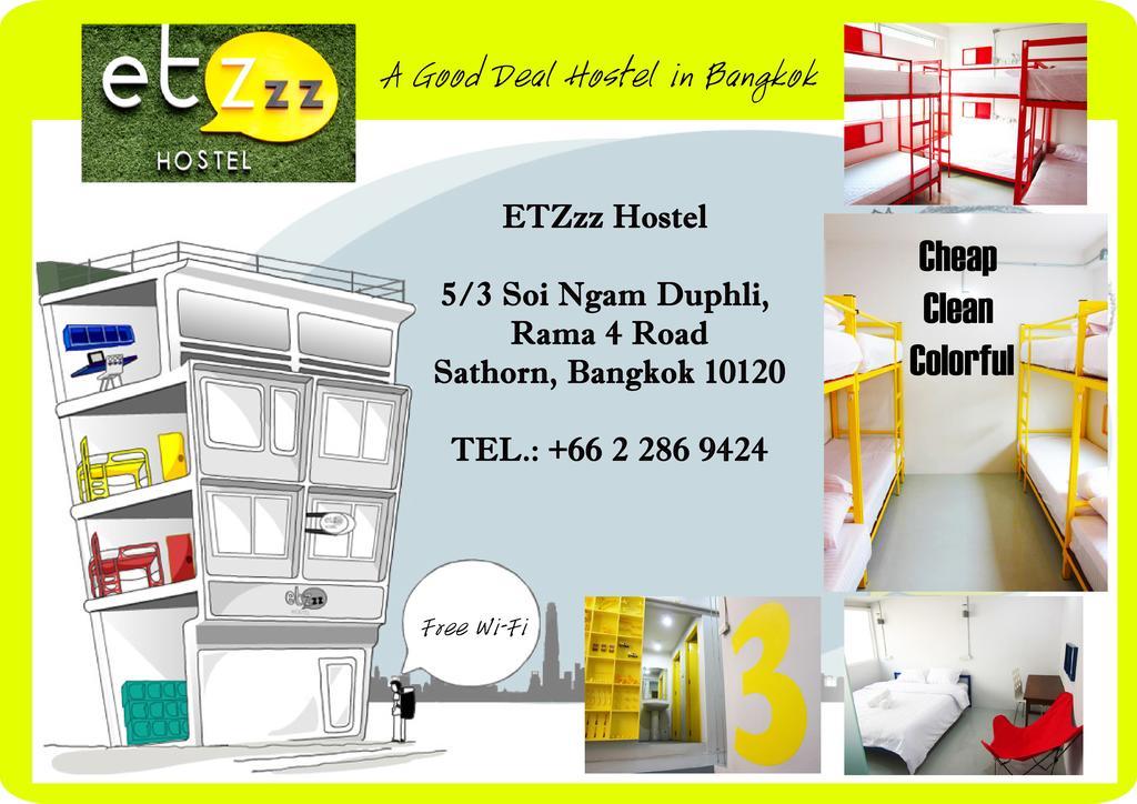 Jellybean Ezy Hostel Sathorn Банкок Екстериор снимка